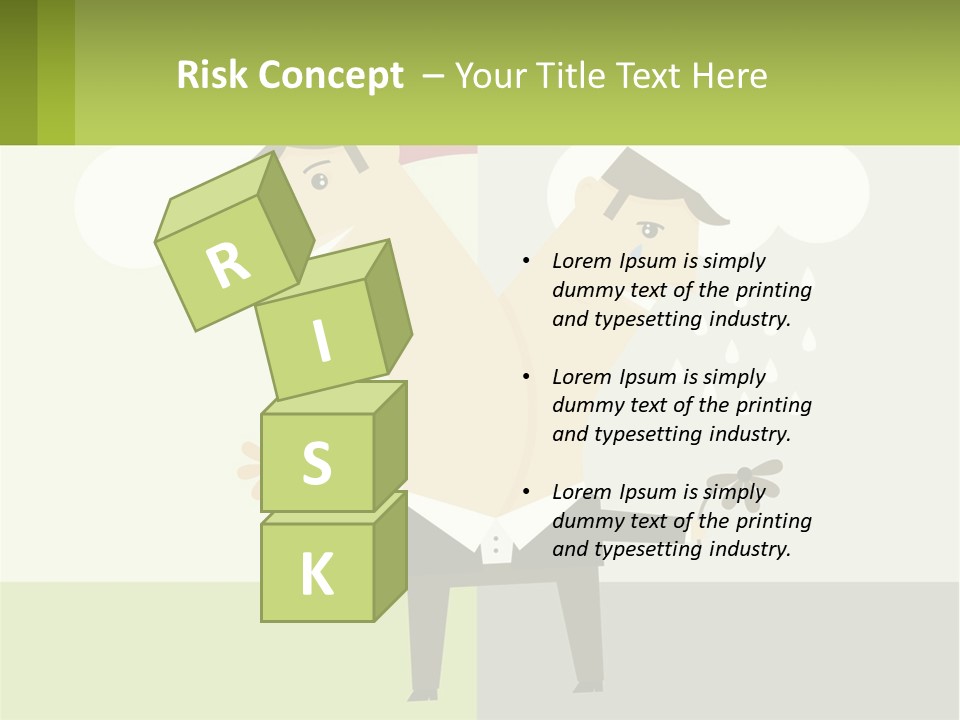 A Man In A Suit Holding A Flower In His Hand PowerPoint Template