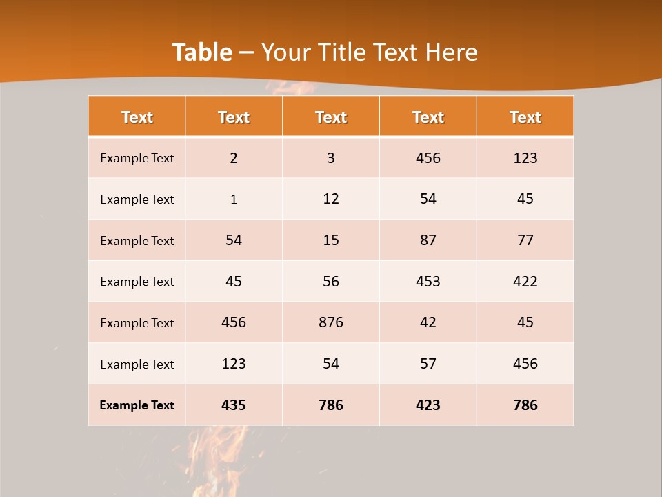 A Microphone On Fire With A Black Background PowerPoint Template