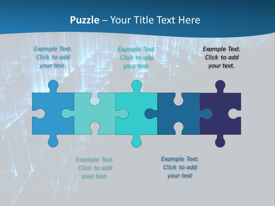 A Blue And Black Abstract Background With Lines PowerPoint Template