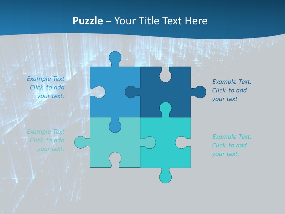 A Blue And Black Abstract Background With Lines PowerPoint Template