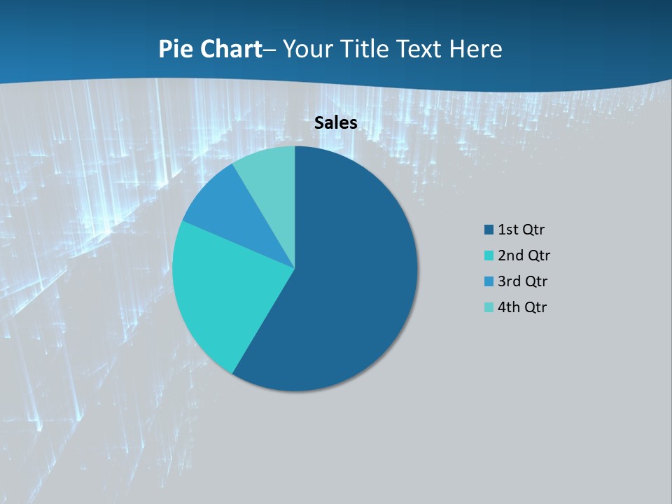 A Blue And Black Abstract Background With Lines PowerPoint Template