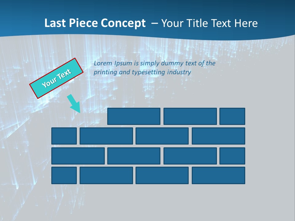 A Blue And Black Abstract Background With Lines PowerPoint Template