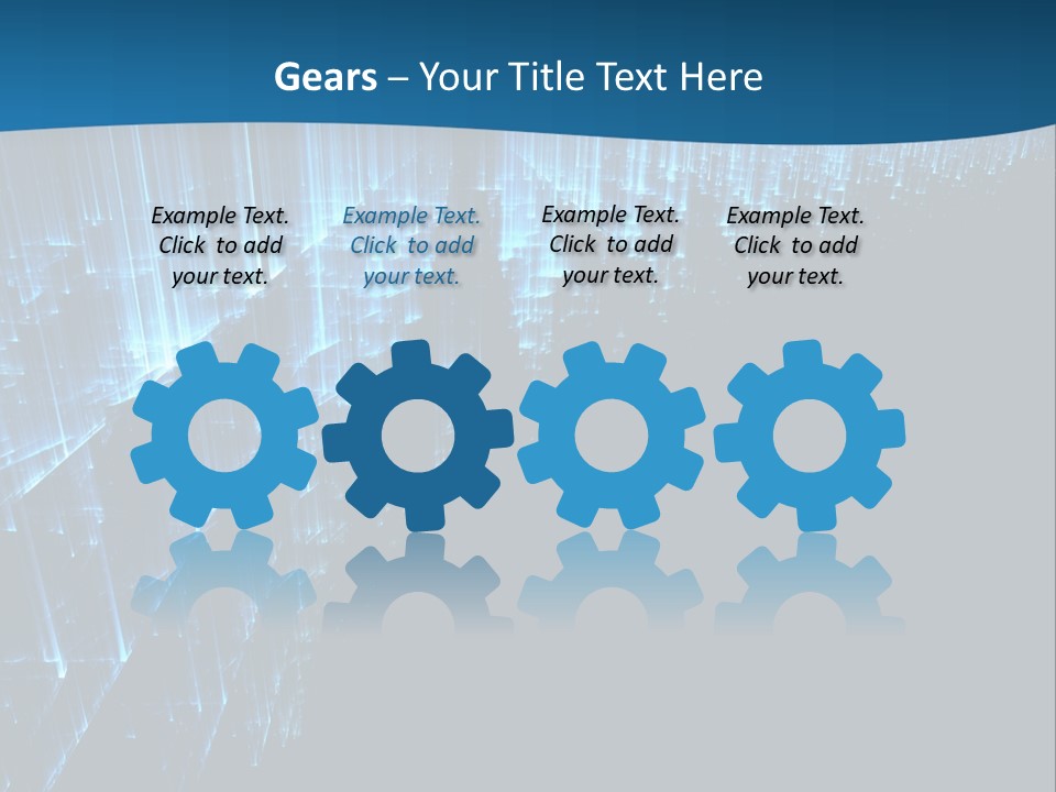 A Blue And Black Abstract Background With Lines PowerPoint Template