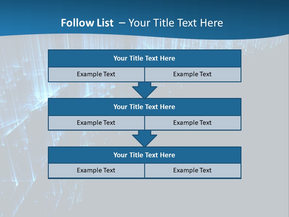 A Blue And Black Abstract Background With Lines PowerPoint Template