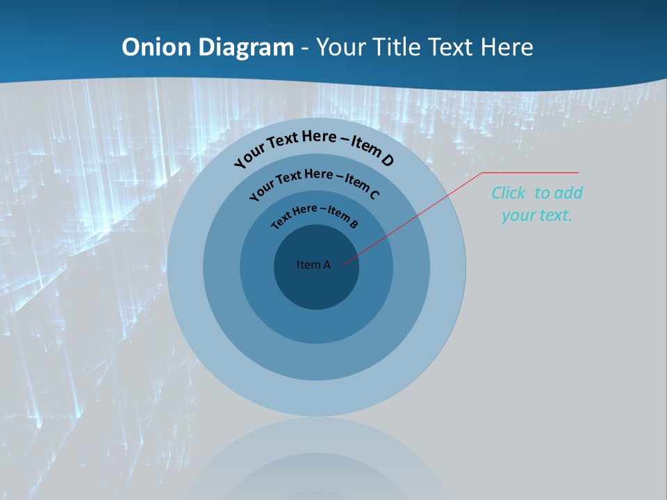 A Blue And Black Abstract Background With Lines PowerPoint Template