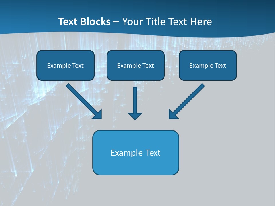 A Blue And Black Abstract Background With Lines PowerPoint Template