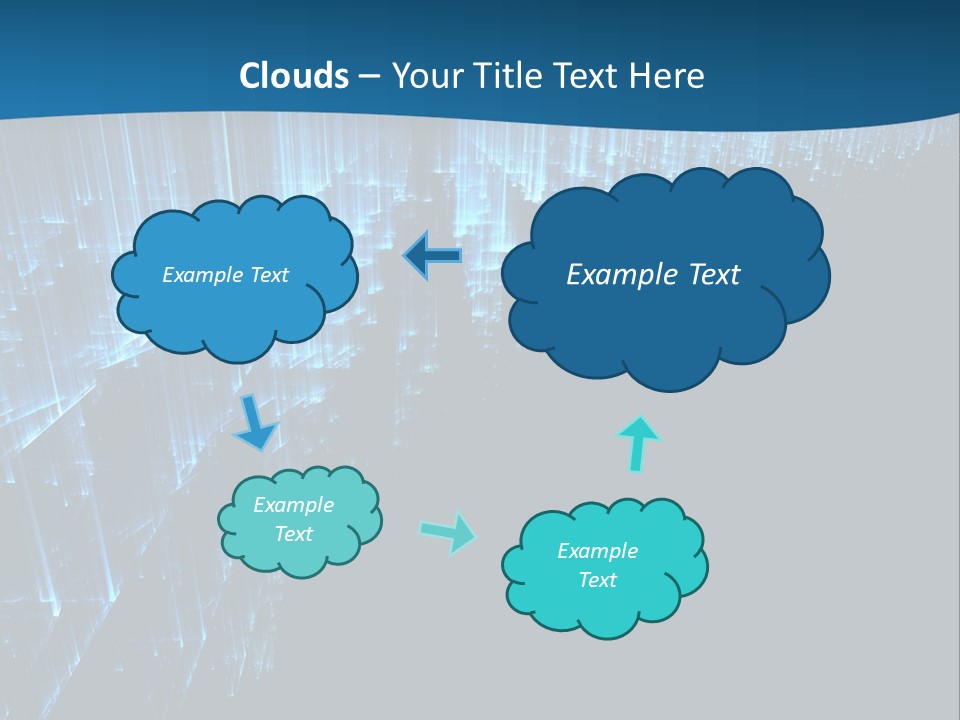 A Blue And Black Abstract Background With Lines PowerPoint Template