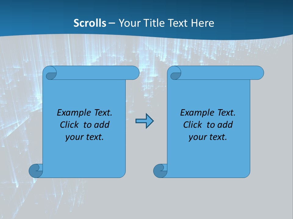 A Blue And Black Abstract Background With Lines PowerPoint Template