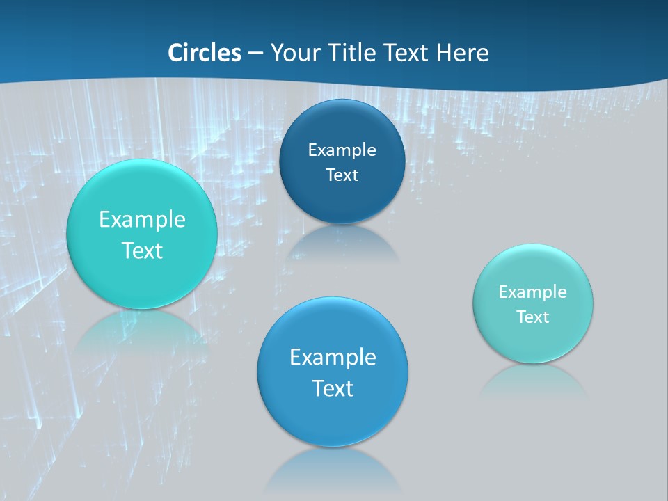 A Blue And Black Abstract Background With Lines PowerPoint Template