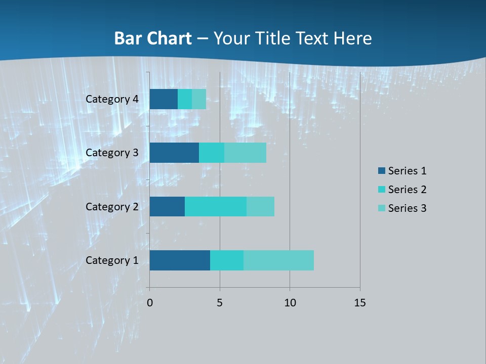 A Blue And Black Abstract Background With Lines PowerPoint Template