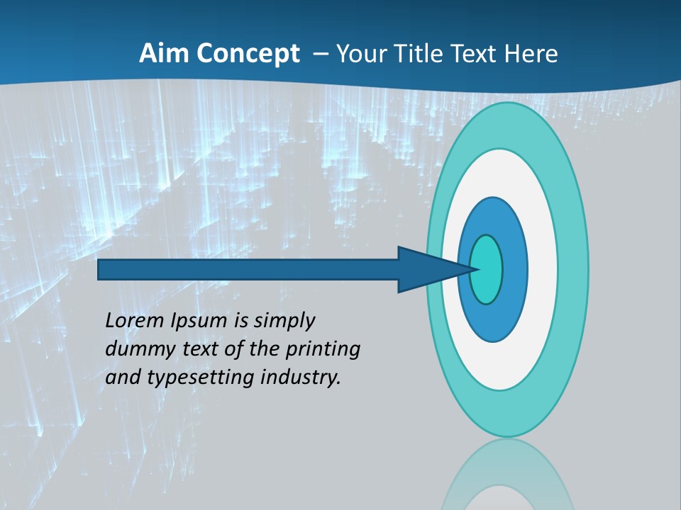 A Blue And Black Abstract Background With Lines PowerPoint Template