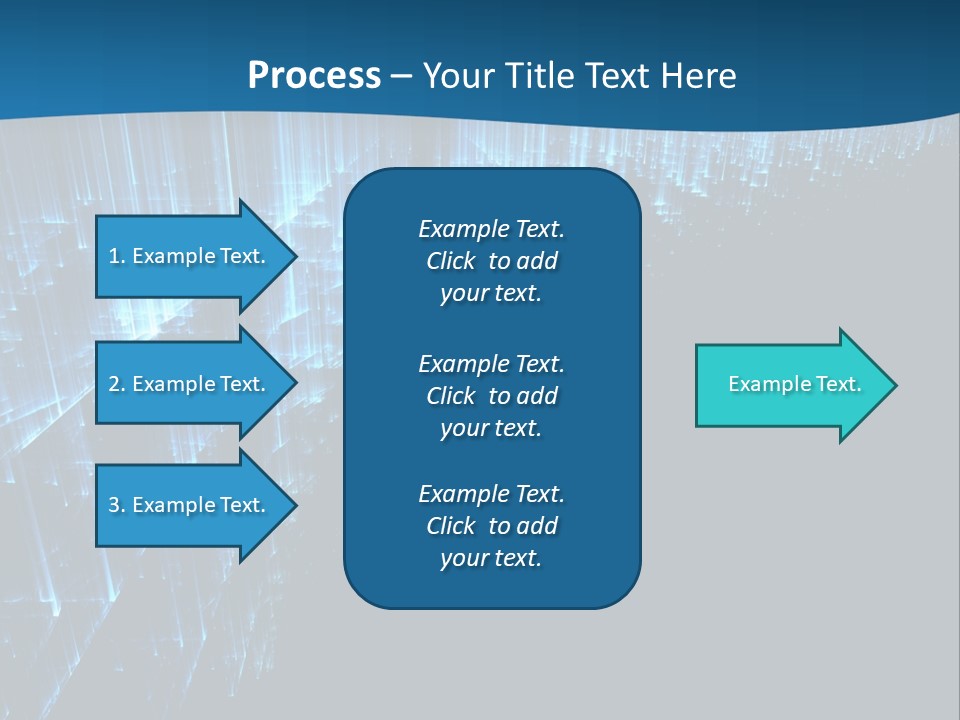 A Blue And Black Abstract Background With Lines PowerPoint Template