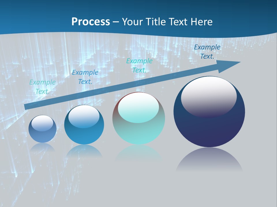 A Blue And Black Abstract Background With Lines PowerPoint Template