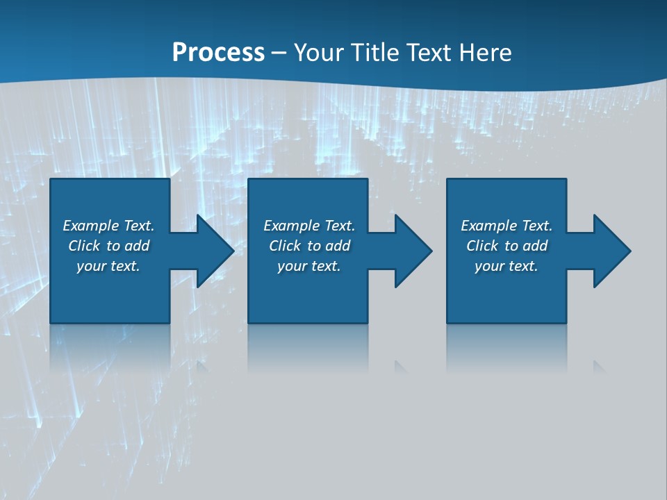 A Blue And Black Abstract Background With Lines PowerPoint Template