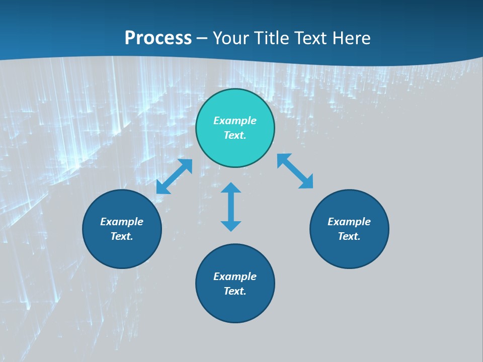 A Blue And Black Abstract Background With Lines PowerPoint Template