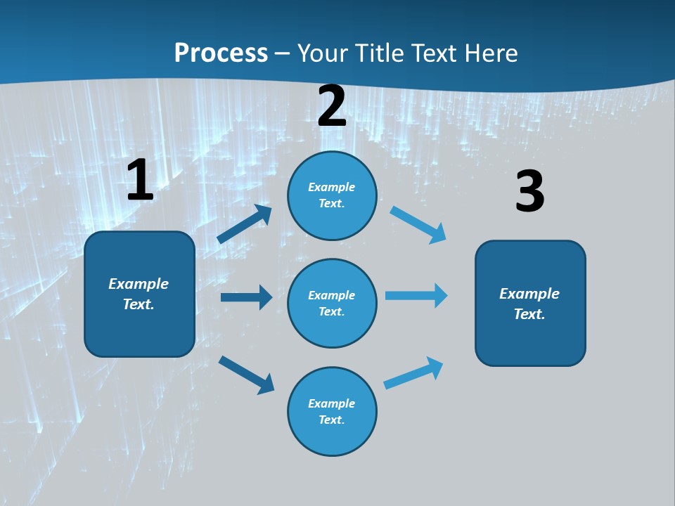 A Blue And Black Abstract Background With Lines PowerPoint Template