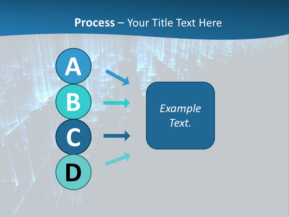 A Blue And Black Abstract Background With Lines PowerPoint Template