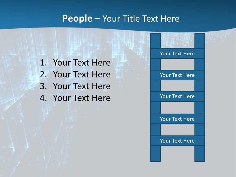 A Blue And Black Abstract Background With Lines PowerPoint Template