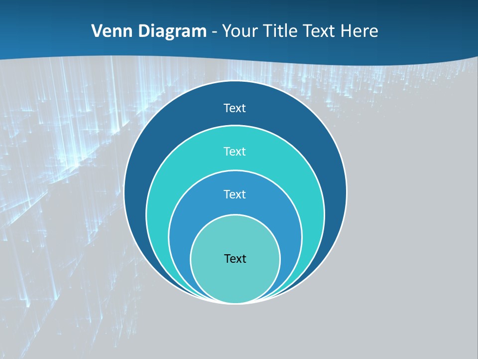 A Blue And Black Abstract Background With Lines PowerPoint Template