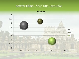 A Large Stone Structure With A Palm Tree In The Foreground PowerPoint Template