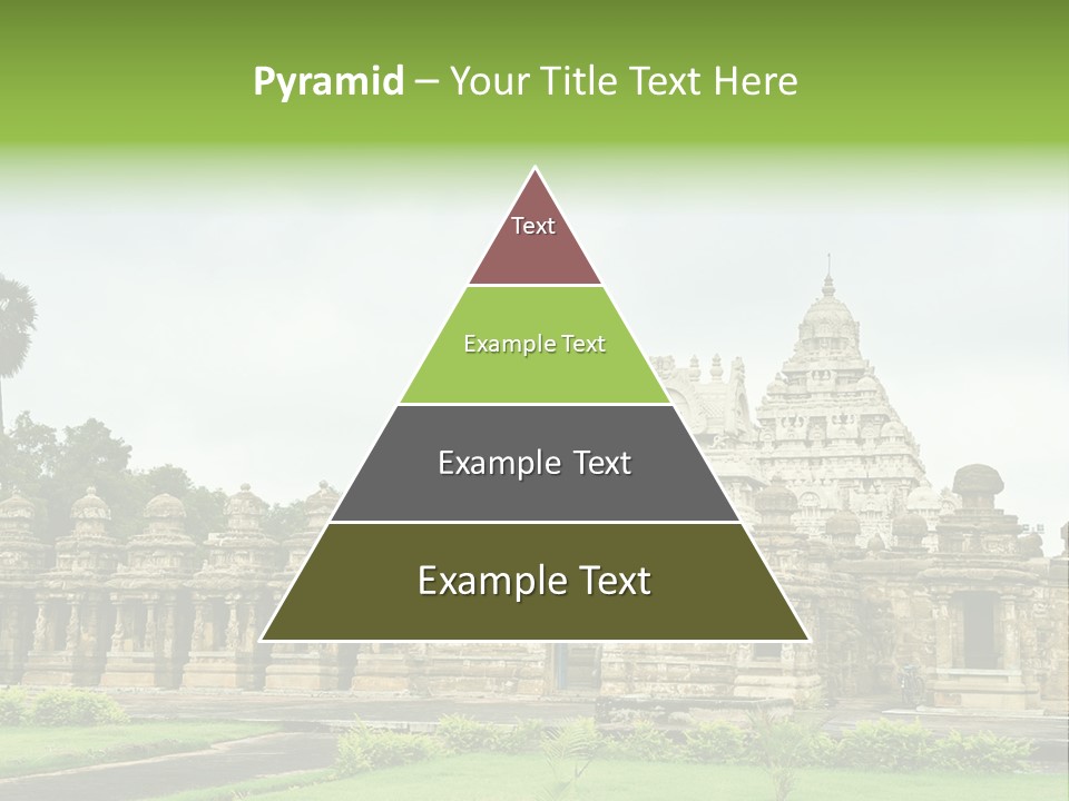 A Large Stone Structure With A Palm Tree In The Foreground PowerPoint Template
