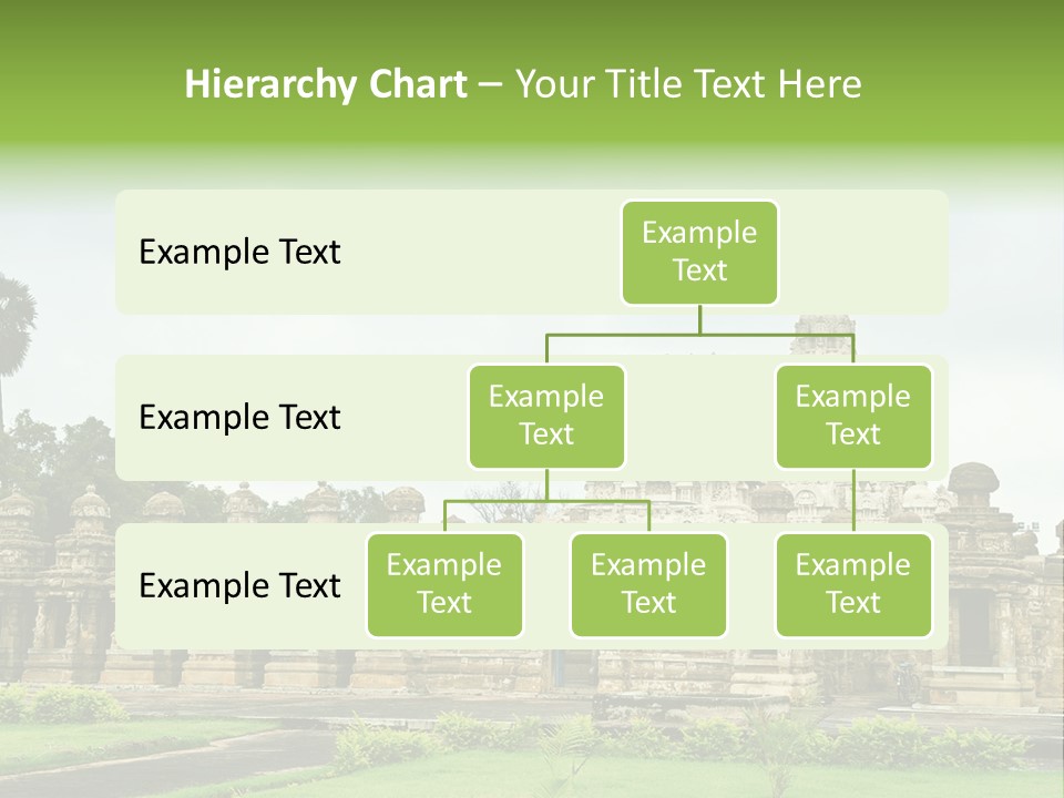 A Large Stone Structure With A Palm Tree In The Foreground PowerPoint Template