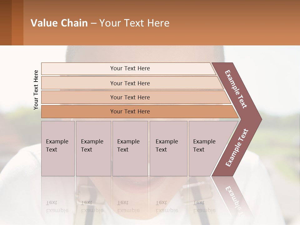 A Young Boy Smiling With His Mouth Open PowerPoint Template