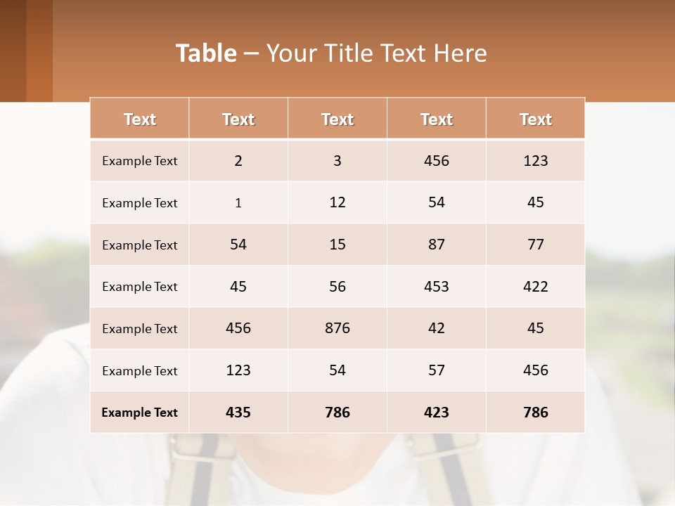 A Young Boy Smiling With His Mouth Open PowerPoint Template