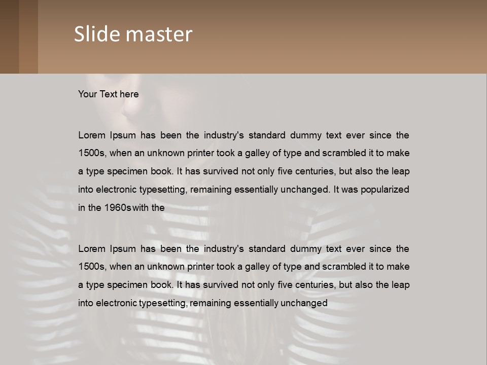 A Young Girl Is Looking At Her Cell Phone PowerPoint Template