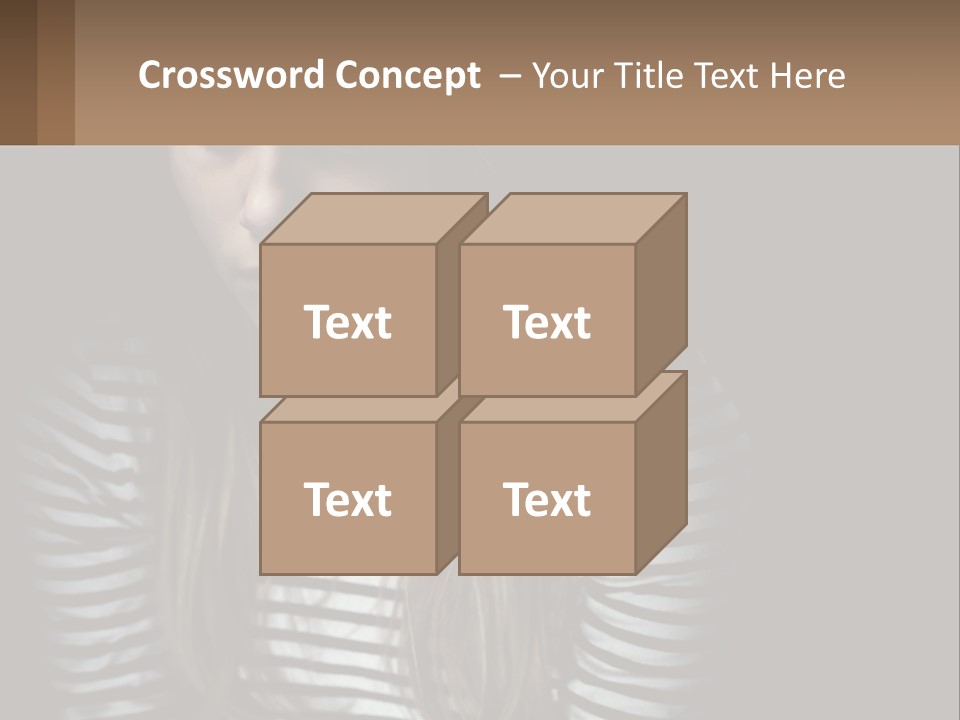 A Young Girl Is Looking At Her Cell Phone PowerPoint Template