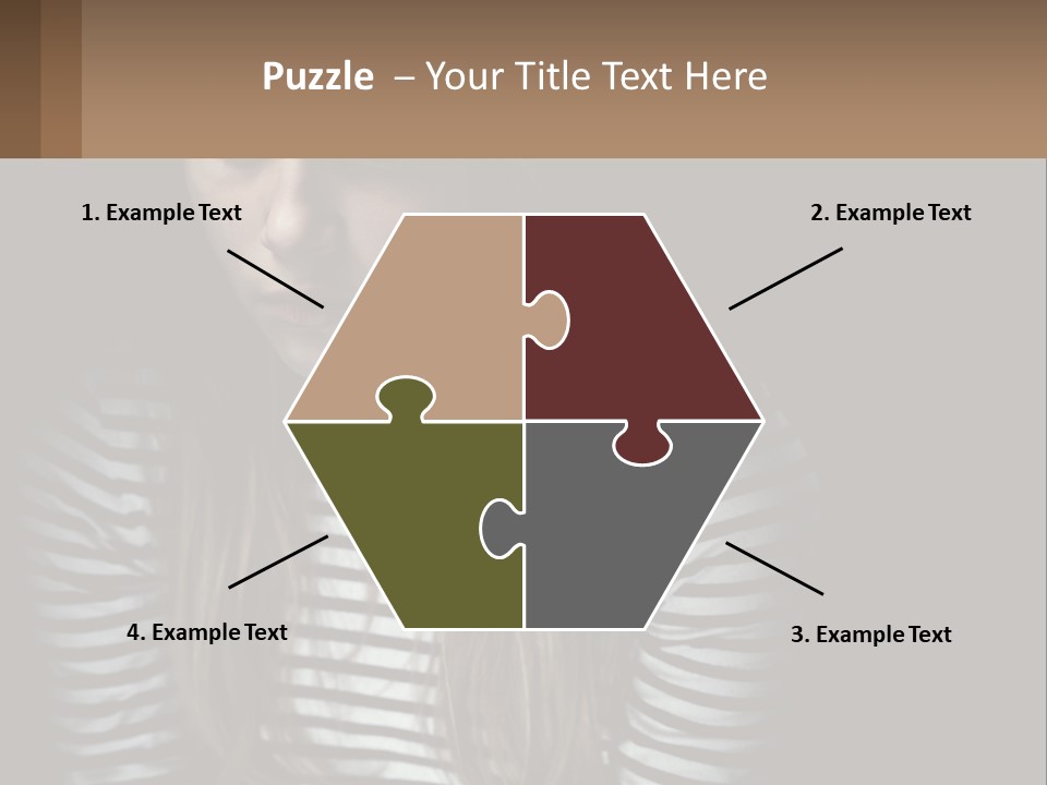 A Young Girl Is Looking At Her Cell Phone PowerPoint Template