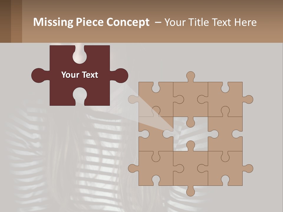 A Young Girl Is Looking At Her Cell Phone PowerPoint Template