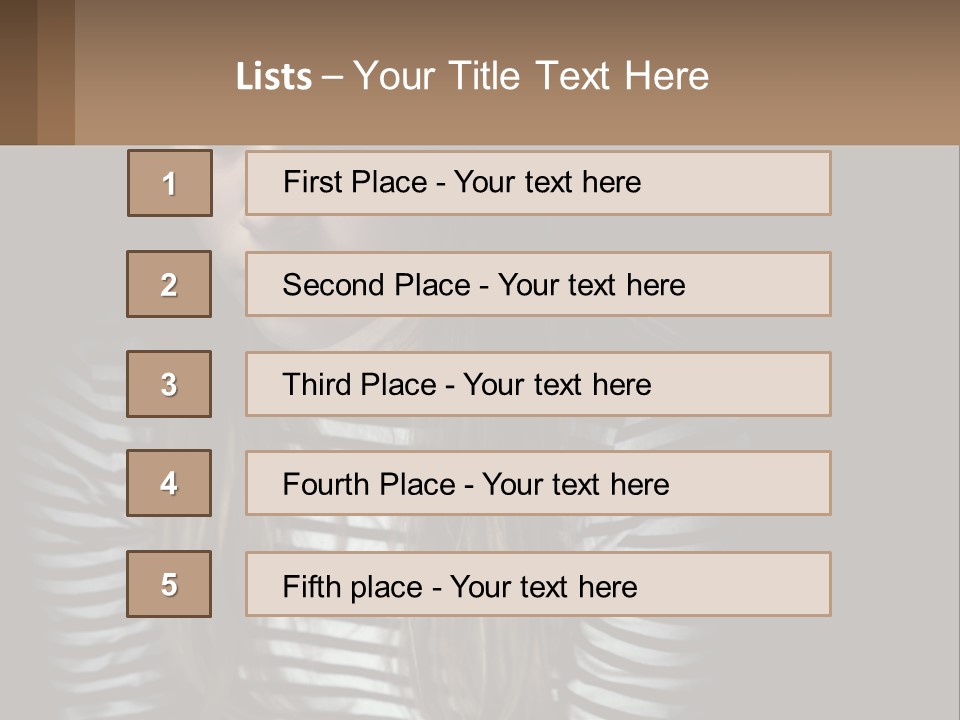 A Young Girl Is Looking At Her Cell Phone PowerPoint Template