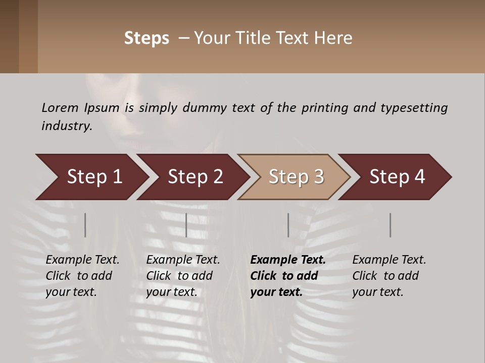 A Young Girl Is Looking At Her Cell Phone PowerPoint Template