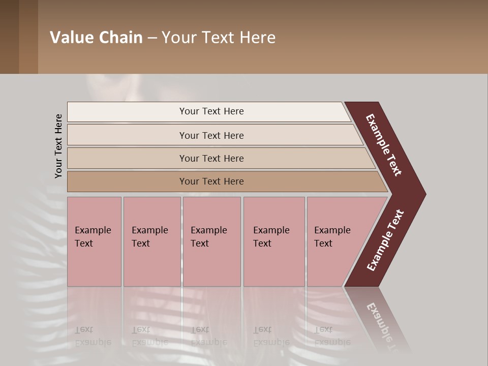 A Young Girl Is Looking At Her Cell Phone PowerPoint Template