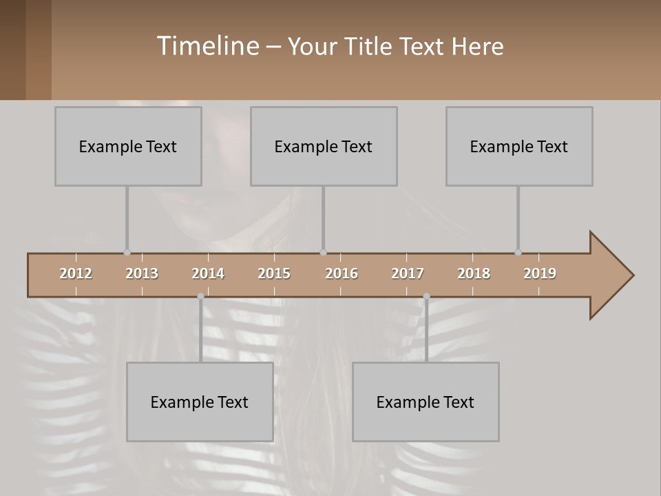 A Young Girl Is Looking At Her Cell Phone PowerPoint Template