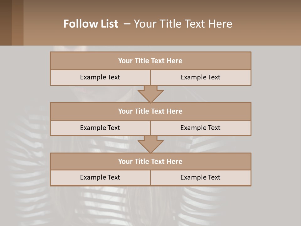 A Young Girl Is Looking At Her Cell Phone PowerPoint Template