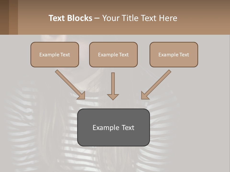 A Young Girl Is Looking At Her Cell Phone PowerPoint Template