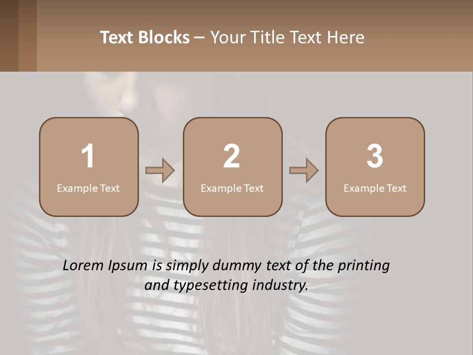 A Young Girl Is Looking At Her Cell Phone PowerPoint Template
