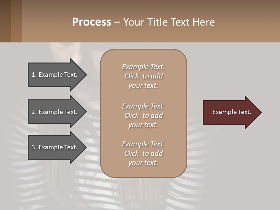 A Young Girl Is Looking At Her Cell Phone PowerPoint Template