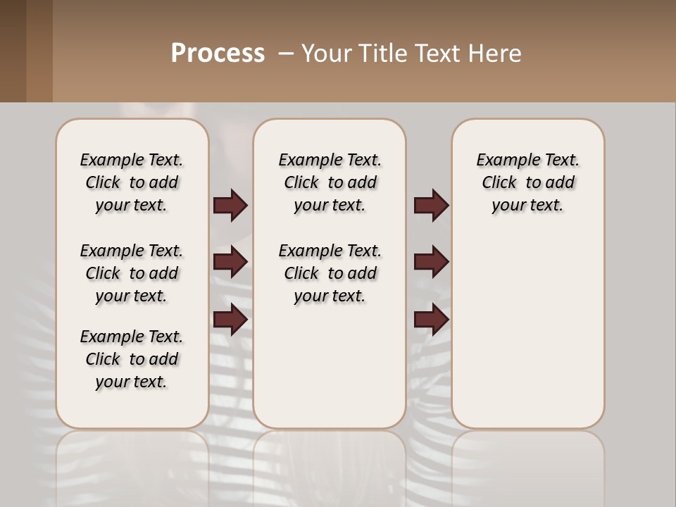 A Young Girl Is Looking At Her Cell Phone PowerPoint Template
