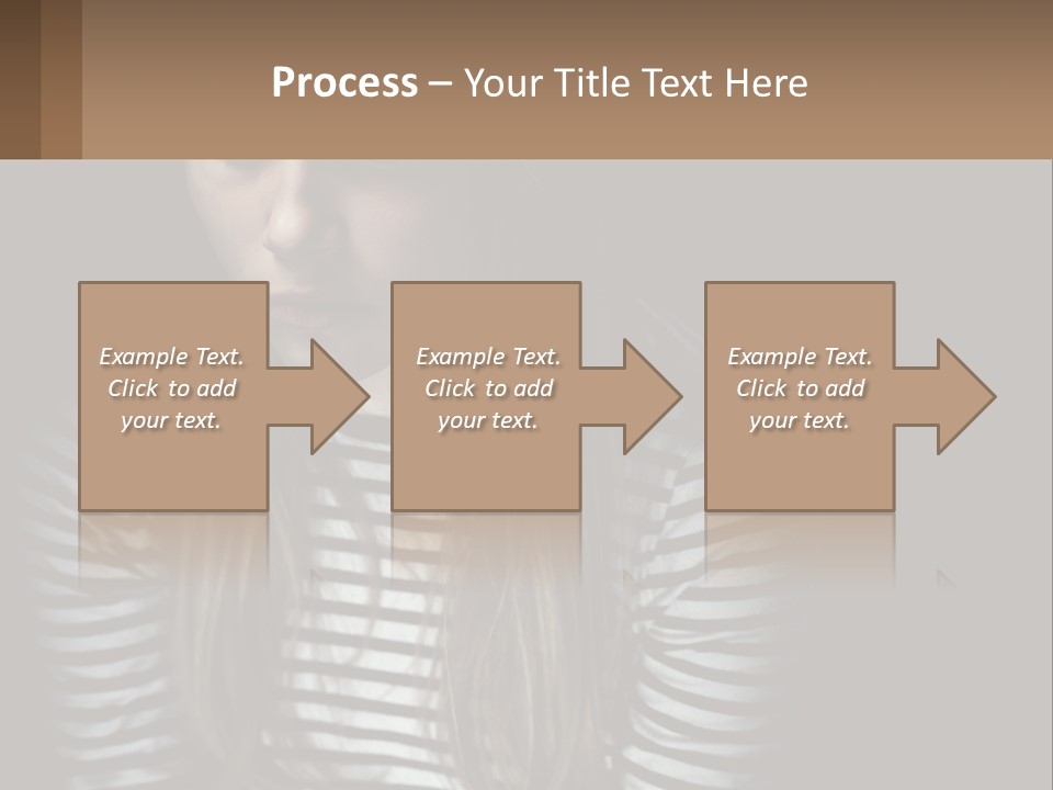 A Young Girl Is Looking At Her Cell Phone PowerPoint Template