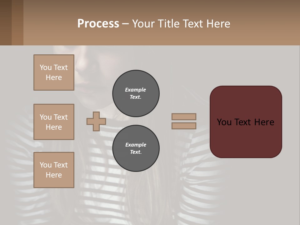 A Young Girl Is Looking At Her Cell Phone PowerPoint Template