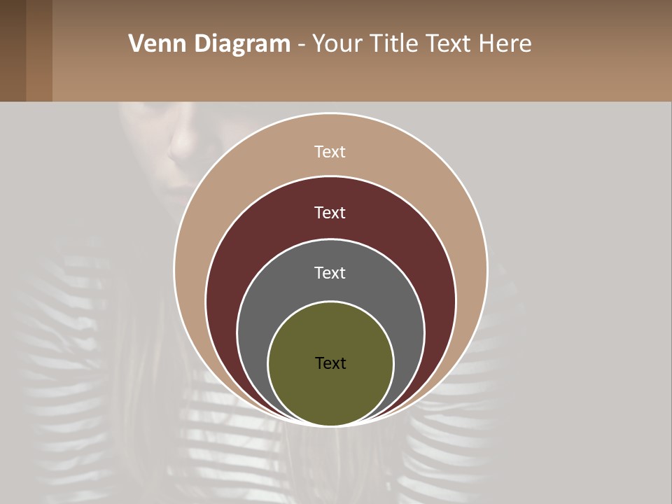 A Young Girl Is Looking At Her Cell Phone PowerPoint Template