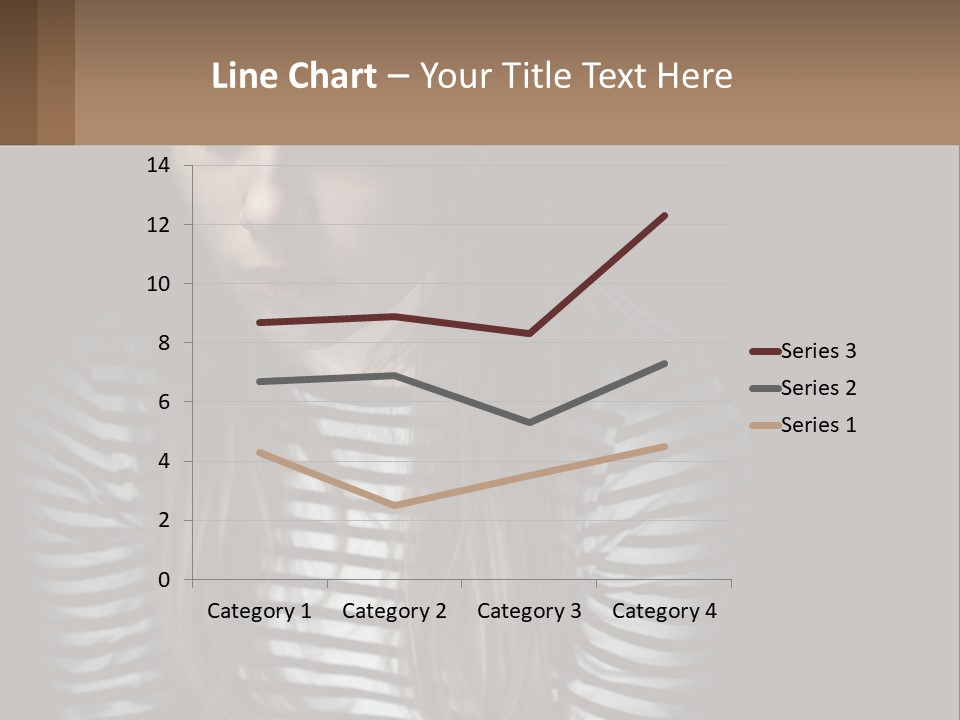 A Young Girl Is Looking At Her Cell Phone PowerPoint Template