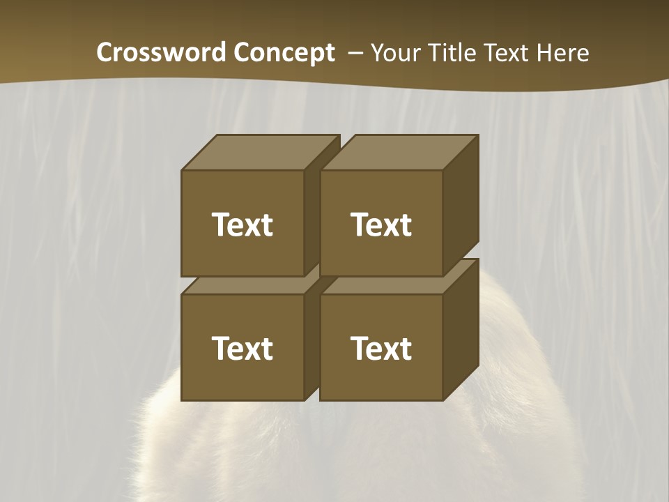 A Monkey Sitting On Top Of A Wooden Post PowerPoint Template