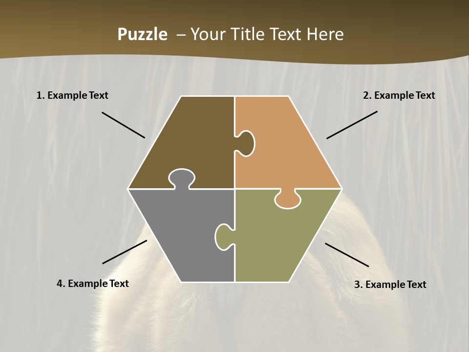 A Monkey Sitting On Top Of A Wooden Post PowerPoint Template
