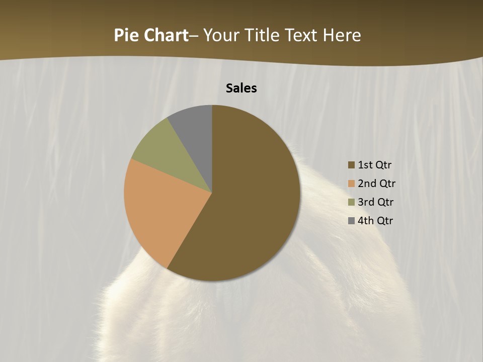 A Monkey Sitting On Top Of A Wooden Post PowerPoint Template