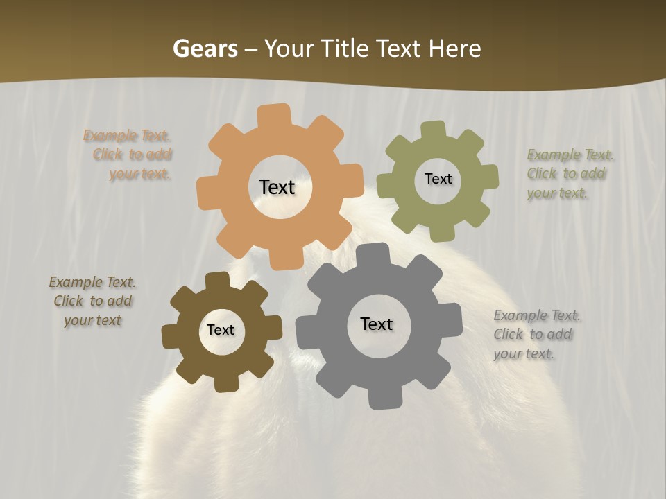 A Monkey Sitting On Top Of A Wooden Post PowerPoint Template