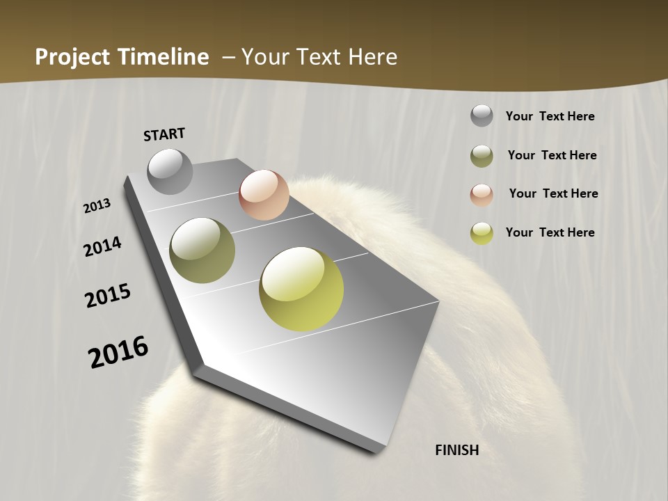 A Monkey Sitting On Top Of A Wooden Post PowerPoint Template